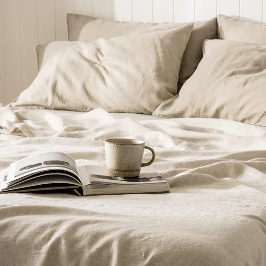 Komplet pościeli z naturalnego lnu 100% Oeko-Tex®