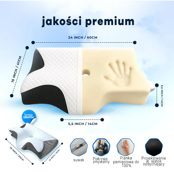 Ortopedyczna Poduszka Szyjna - Somnus™